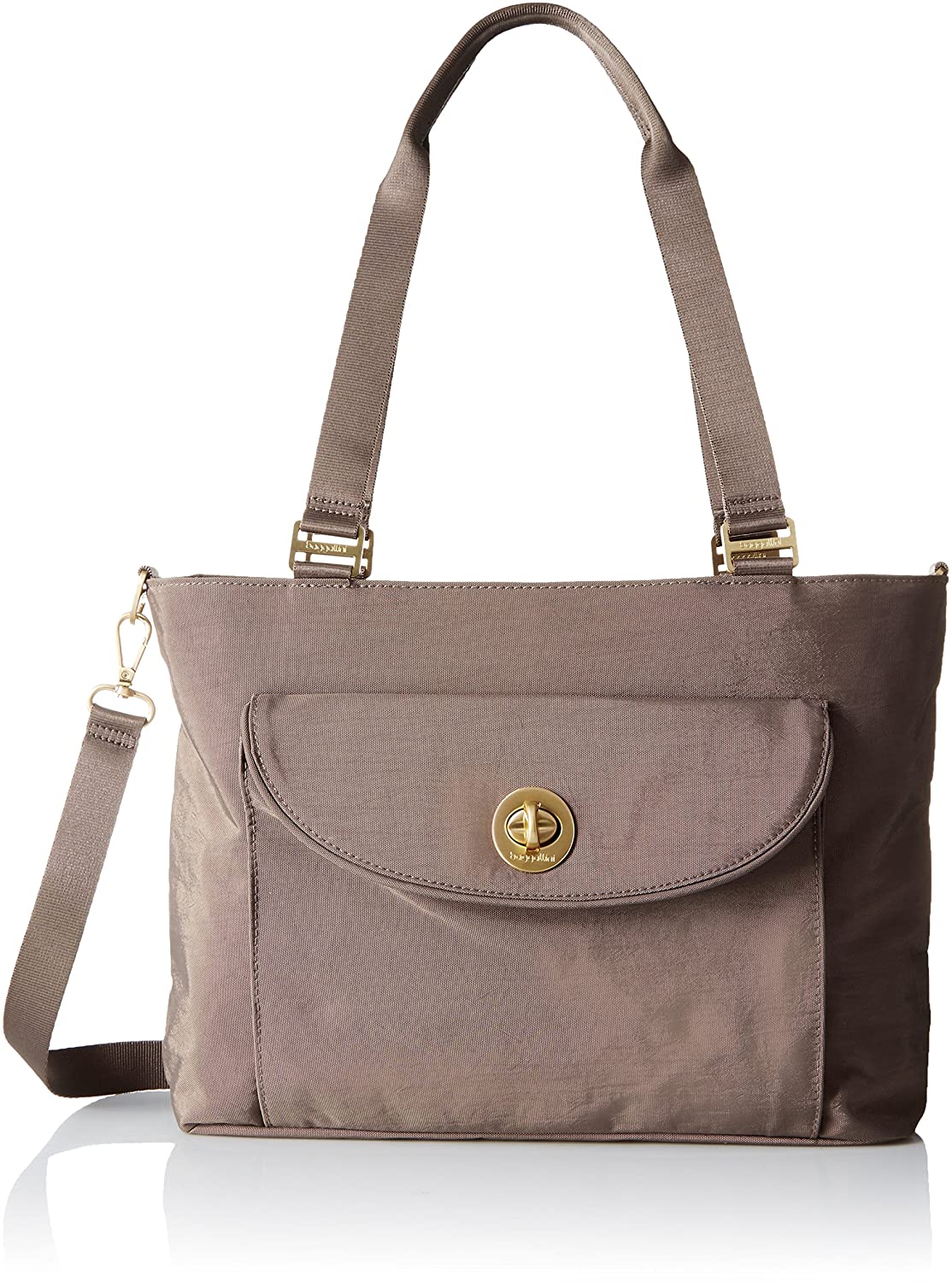 Price:$28.97    Baggallini Gold International La Paz PROT Shoulder Bag, Portobello, One Size  Clothing