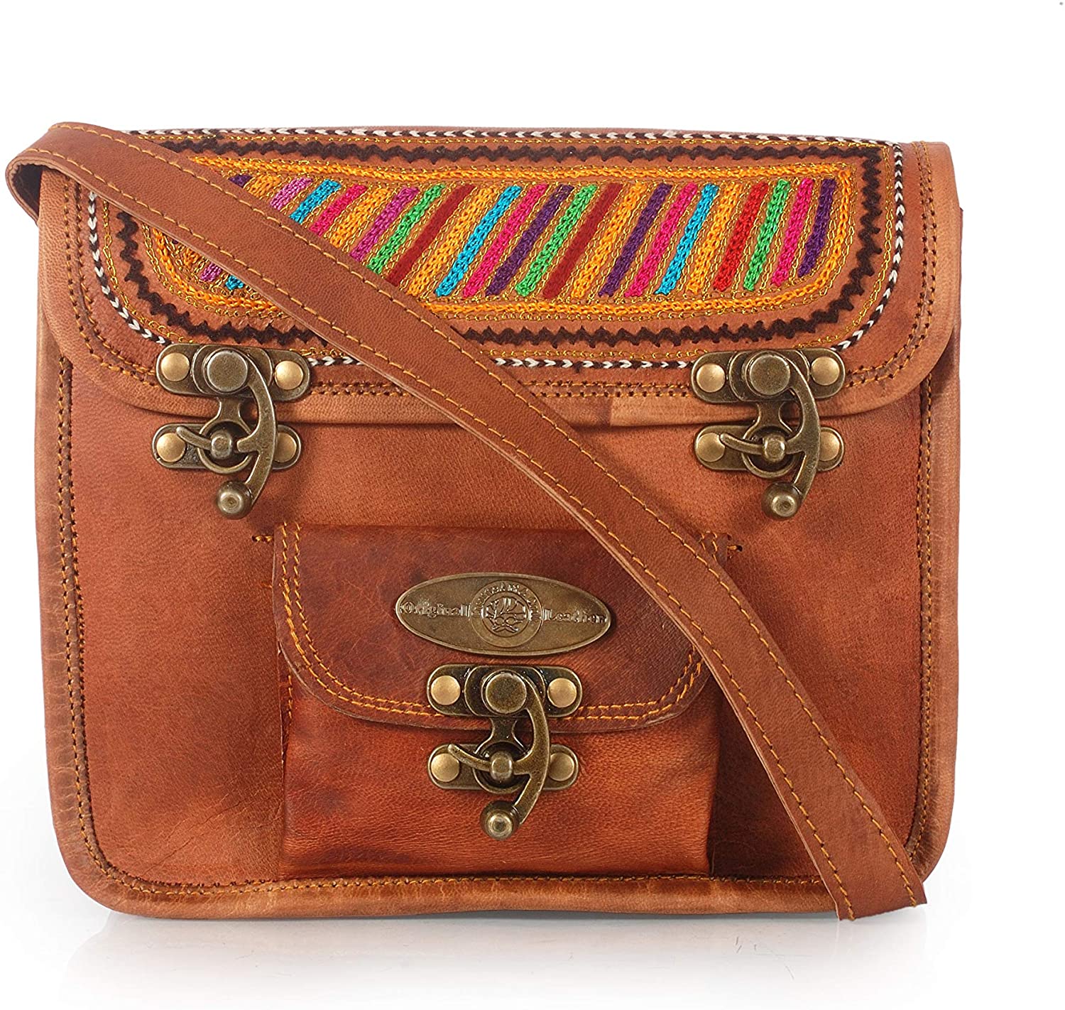 Price:$50.00    Generic Creative Art and Craft Leather Women Everyday College Tote Shoulder Travel Hand Bag Brown, Medium  Clothing