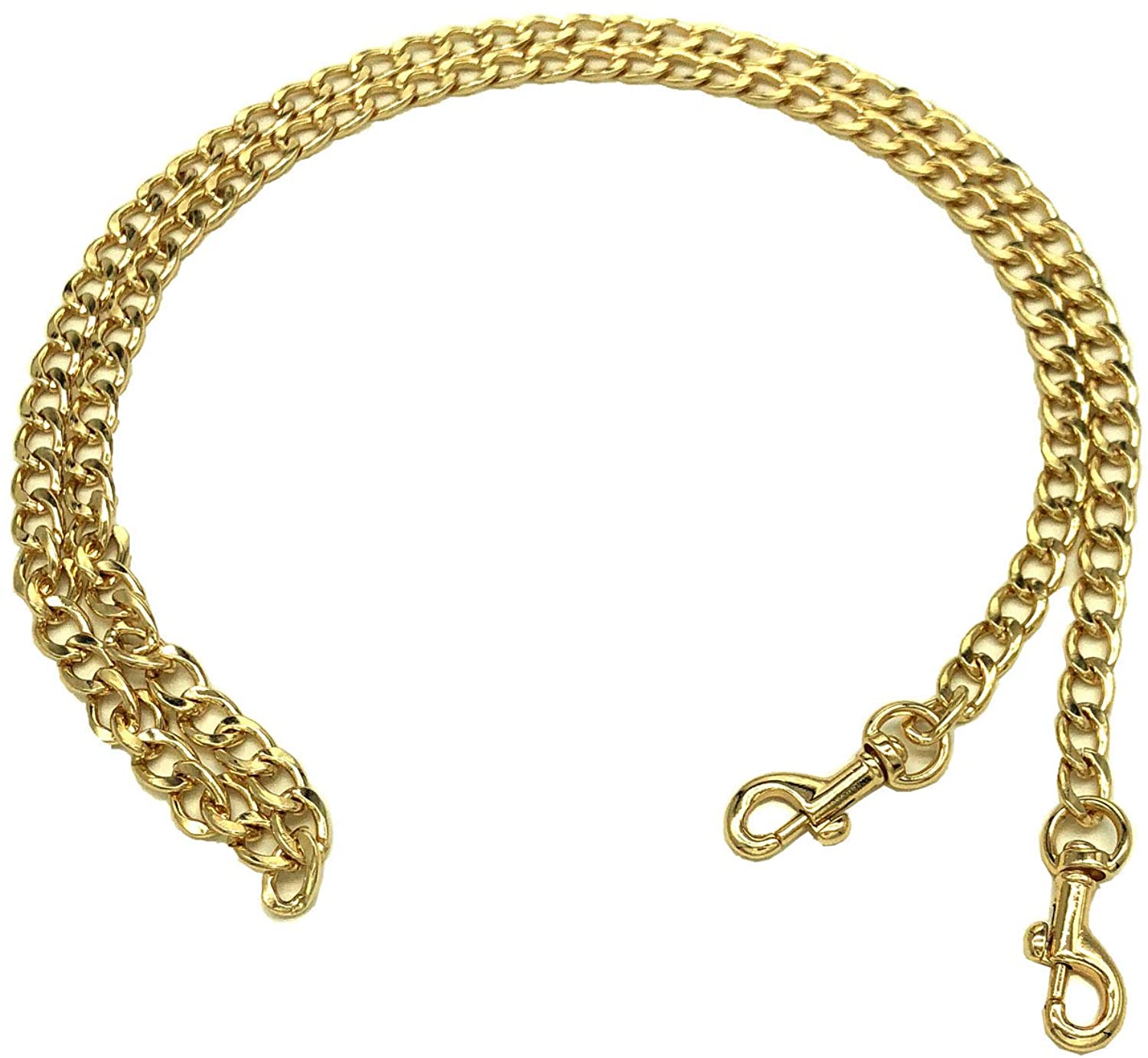 Price:$5.99 VanEnjoy Handbag Chain Straps Accessory Replacement (Gold Metal with Key Bulkles)  Handbags   