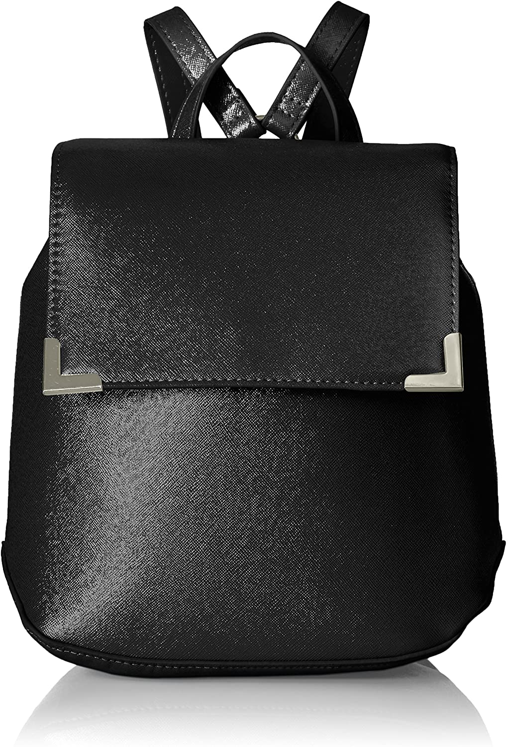Price:$18.35    T-Shirt & Jeans Saffiano Mini Back Pack, black  Clothing