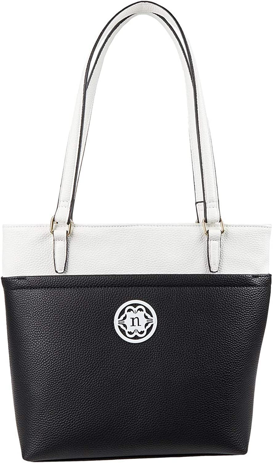 Price:$26.99    Nanette Lepore Shopper Shoulder Bag Black/White One Size  Clothing