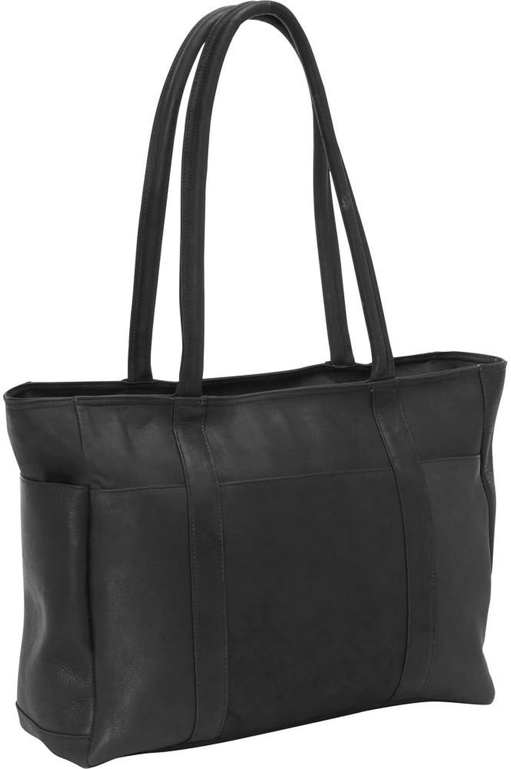 Price:$55.54    David King & Co. Multi Pocket Shopping Tote 574, Black, One Size  Clothing