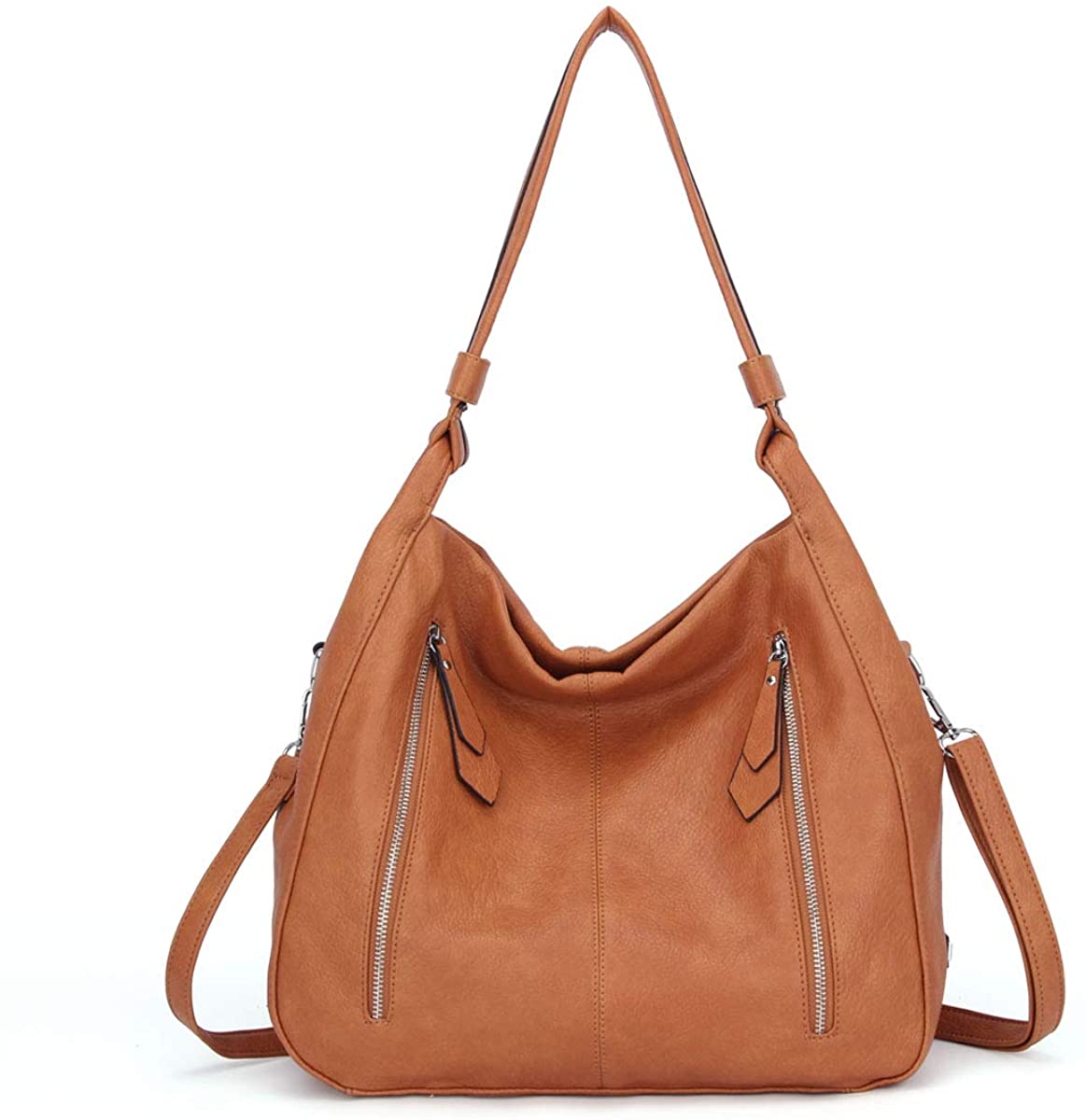 Price:$39.99    Women Handbags Shoulder Bags PU Leather Satchel Tote Bag Mutipocket Purse (K.EYRE#KL7215#U8388#366-ORANGE)  Clothing