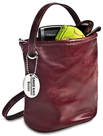 Price:$35.36   | David King & Co. Florentine Top Zip Mini Bag 3512 Blue, Cherry, One Size | Messenger Bags