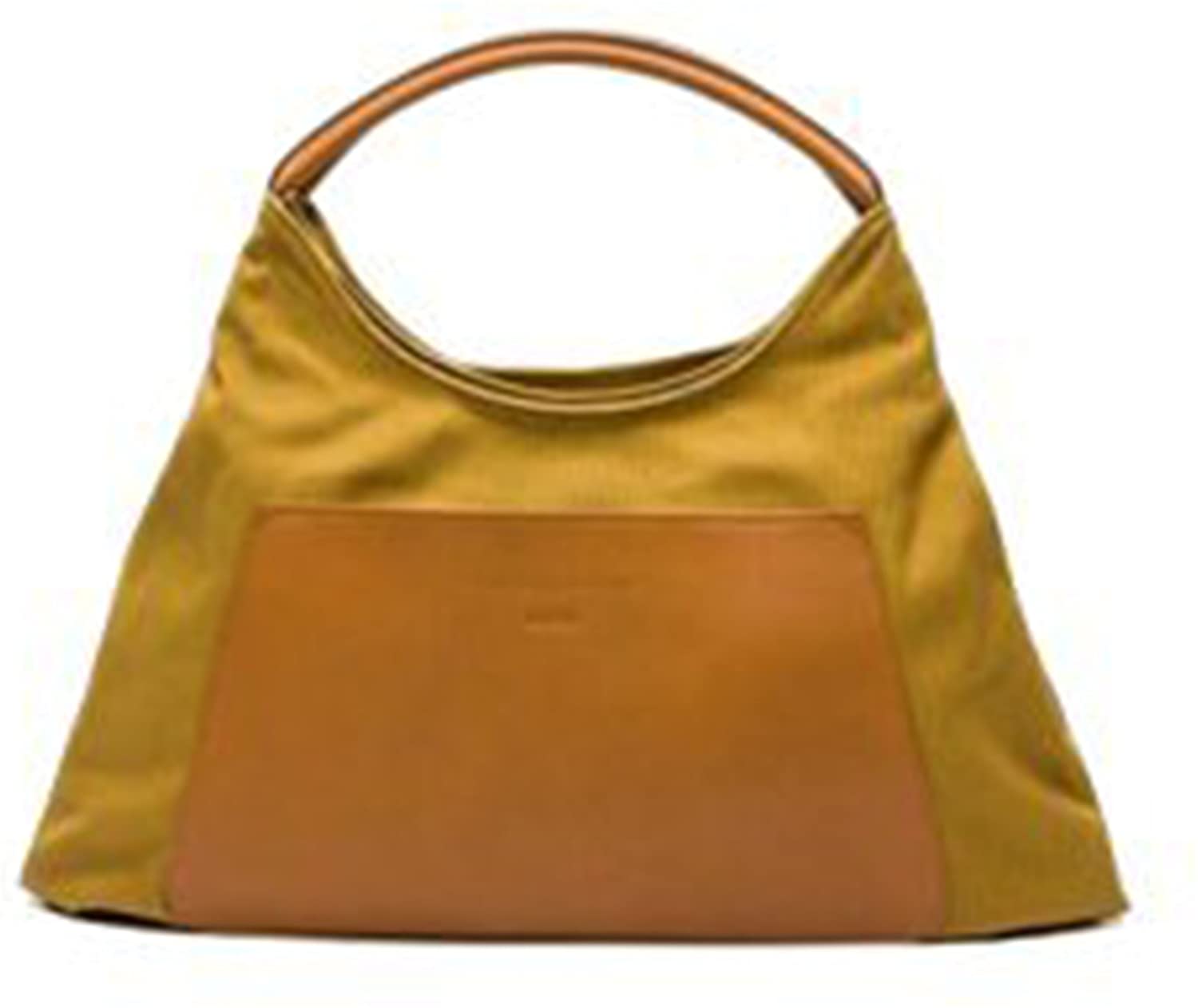 Price:$95.00    LUPO Arena Tierra Hobo Genuine Leather Trim, Mustard Yellow Women's Shoulder Bag  Clothing