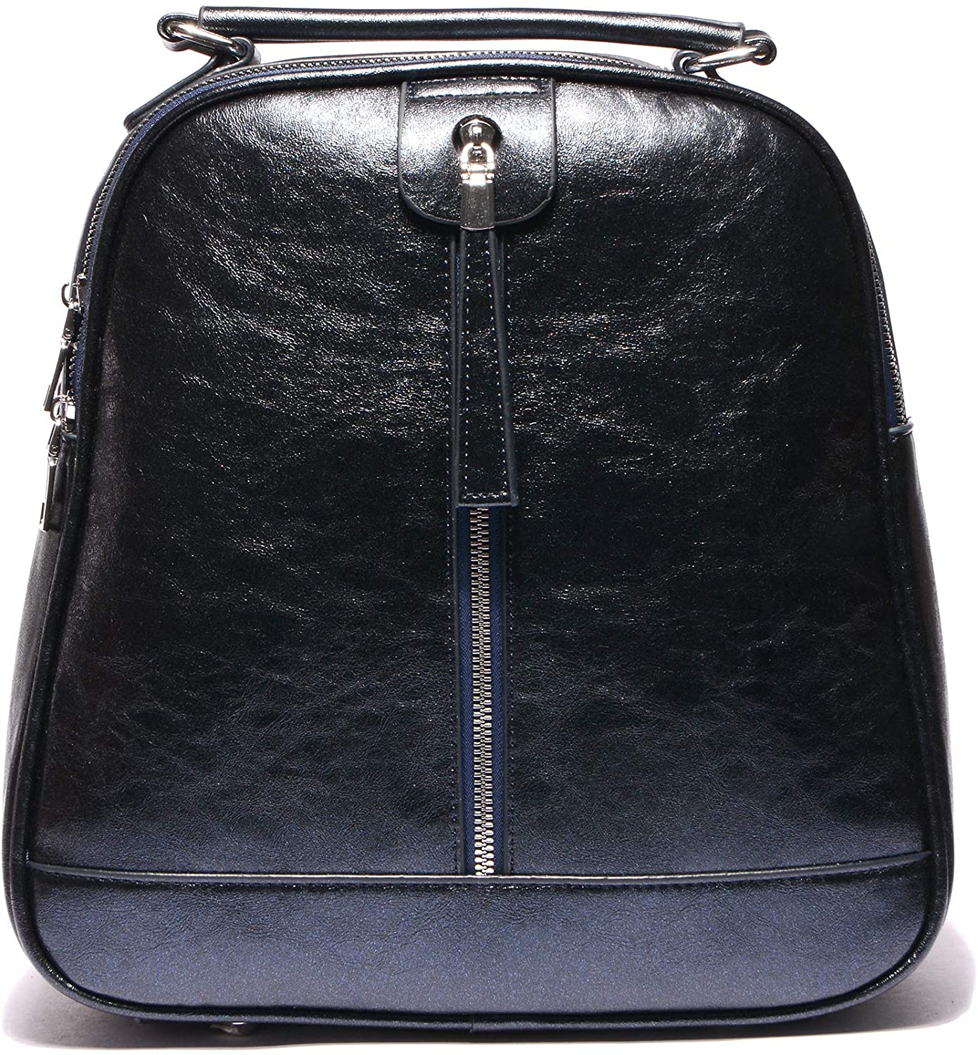 Price:$34.99    VITACCI Womens Backpack Purse Leather Shoulder Bag Fashion Lightweight Daypacks Blue  Clothing