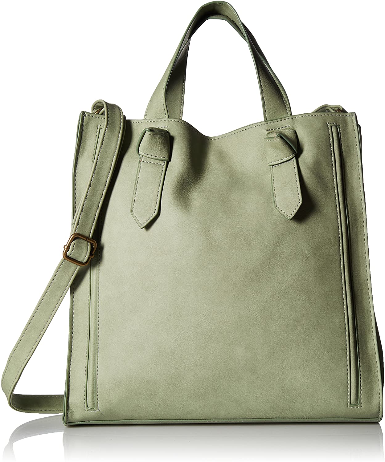 Price:$29.81    T-Shirt & Jeans Knot Handle Tote, mint  Clothing