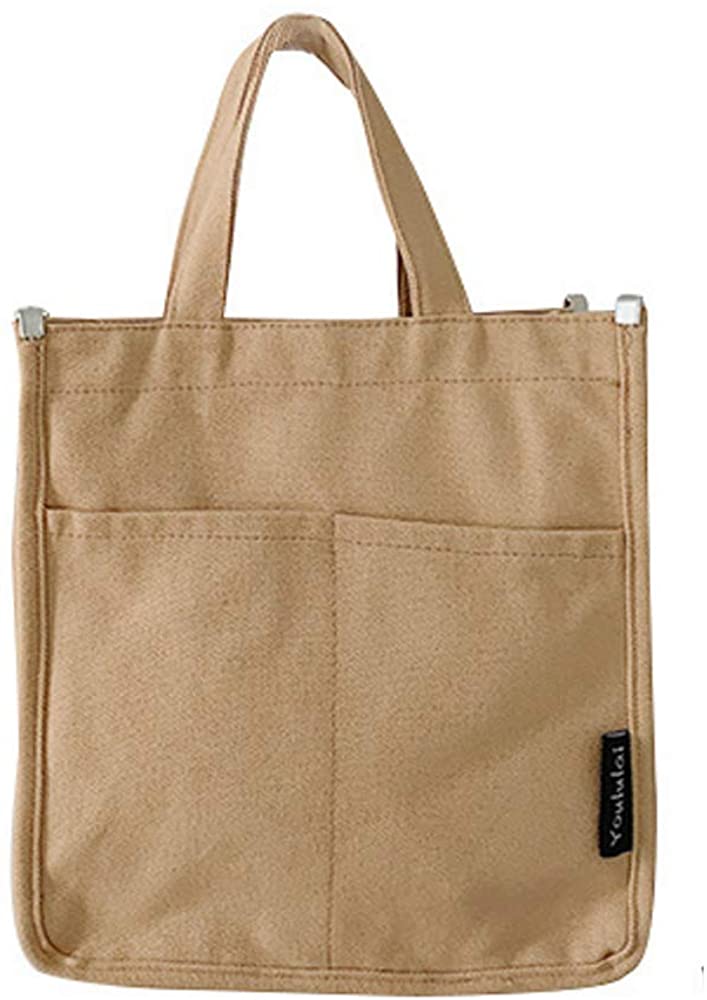 Price:$22.99    Women's Shoulder Bag, Stylish Handbag, Student Backpack，Large Canvas Tote Bag, Multiple Ways to Carry(Yellow)  Clothing
