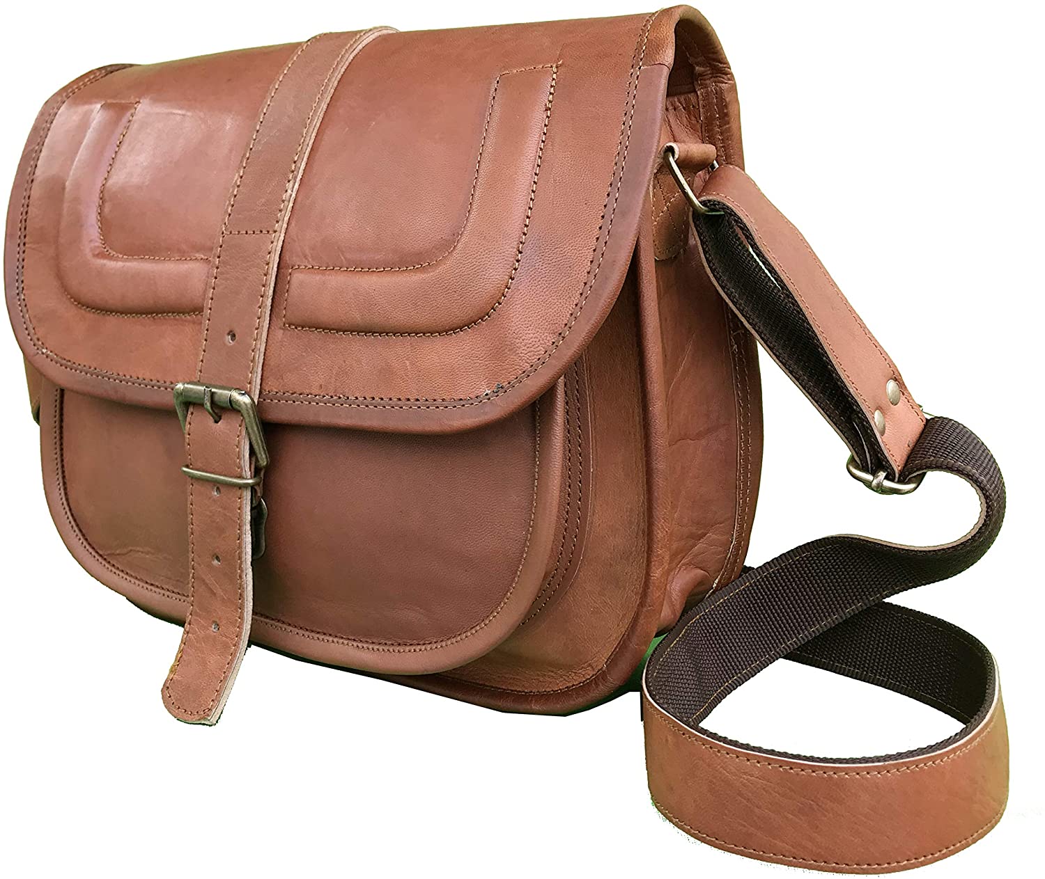 Price:$39.00    13" Women Purse Crossbody | Women purse Crossbody Leather | Women Crossbody Bag | Women Leather Purse | Handmade Women Bag | Vintage Women Bag | Leather Purse for Women |Tote Shoulder Bag for Women  Clothing