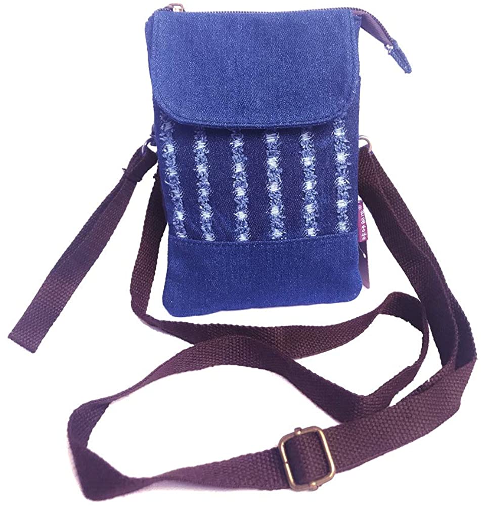 Price:$9.99 Cute Jeans Crossbody Bags Small Denim Cell Wallet Bag Phone Purse with Shoulder Strap  Handbags   