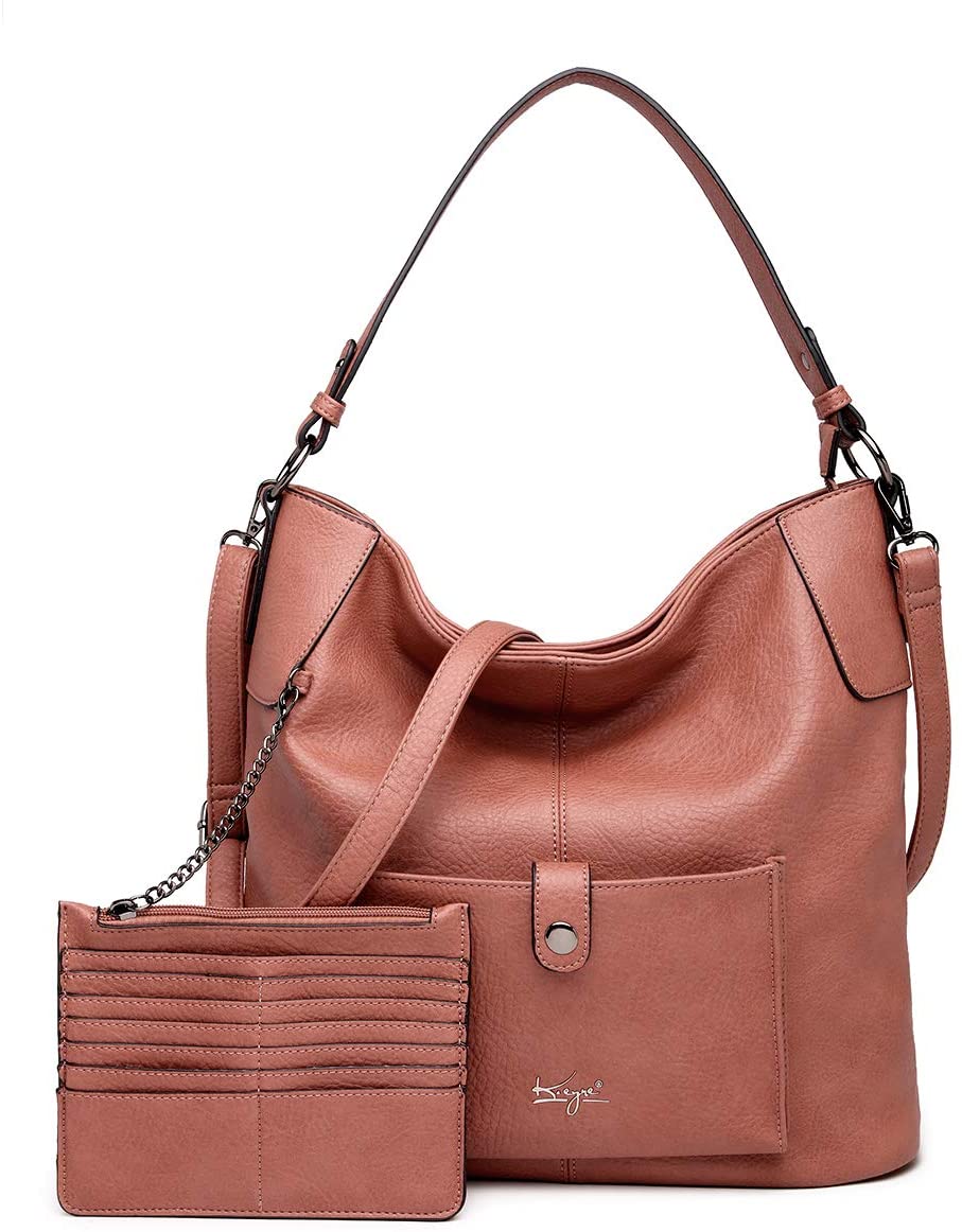 Price:$35.99    Women Shoulder Handbag Purse Top-Handle Hobo Roomy Casua Ladies' Shoulder Bag Fashion PU Tote Satchel Bag for Women (B-K.ERRE#KL5208#H2108#303D.PINK)  Clothing