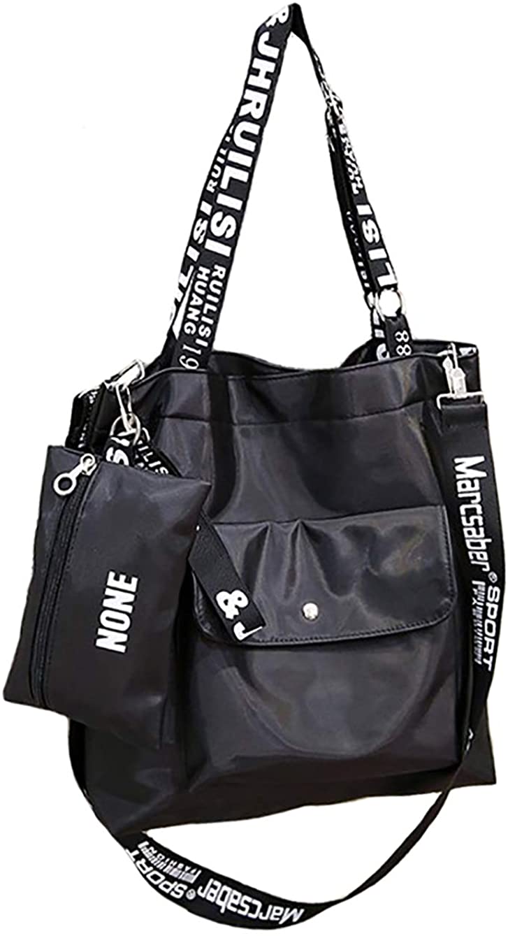 Price:$15.99    Mfeo Women Nylon Cross-body Bag Casual Waterproof Top-Handle Shoulder Bag Tote (A)  Clothing