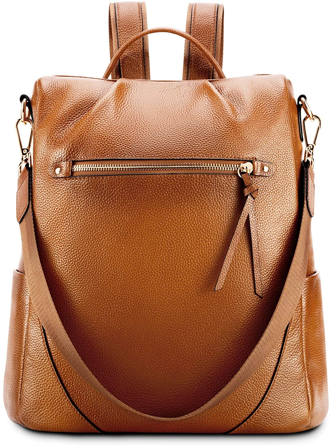 Price:$65.59    Kattee Backpack Purse Leather Anti-theft Rucksack Shoulder Bag Travel Bag for Women Large Daypack - Brown  Clothing