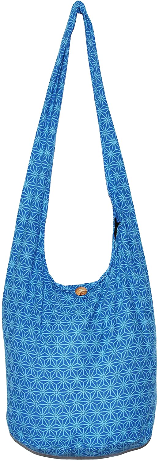 Price:$16.99    Bohemian Hippie Shoulder Hobo Boho Cross Body Bag Purse Diamond (LightBlue)  Clothing