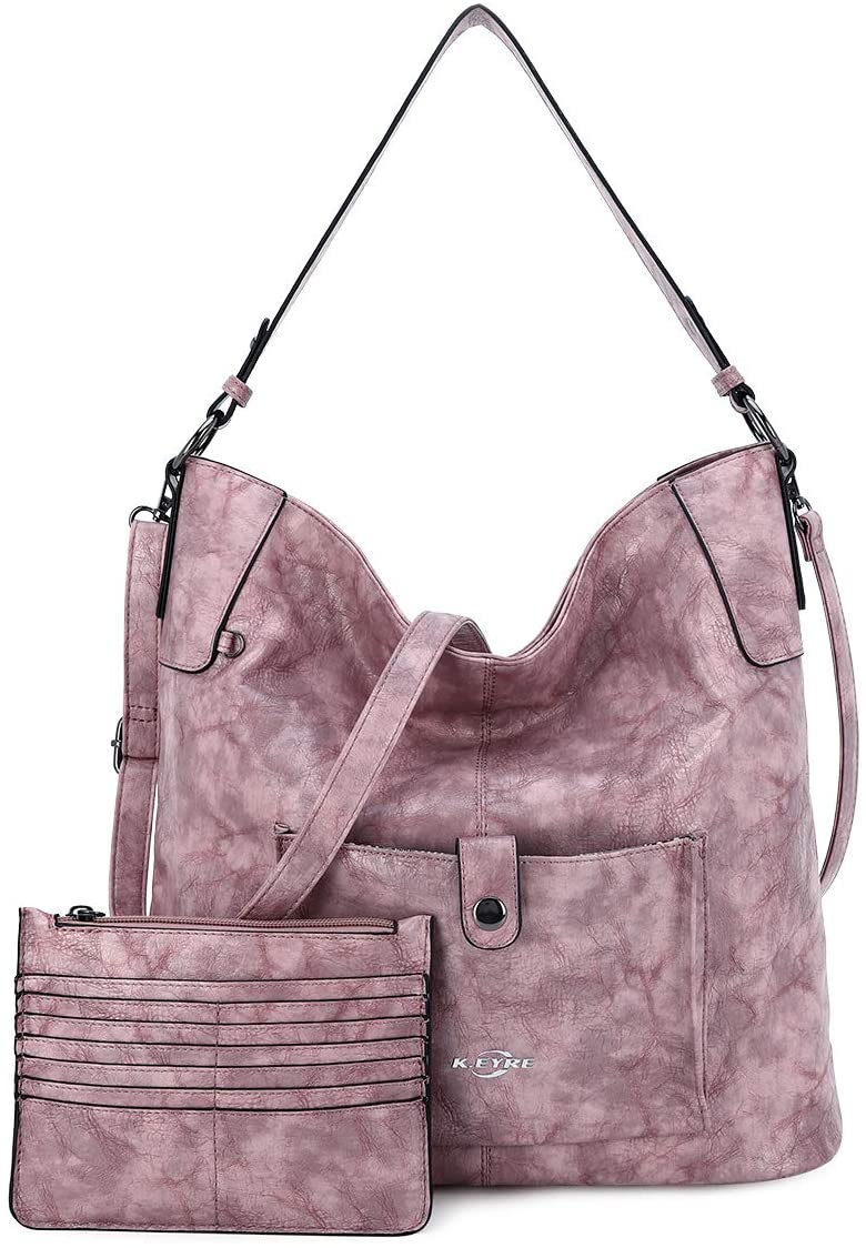 Price:$35.99    Women Shoulder Handbag Purse Top-Handle Hobo Roomy Casua Ladies' Shoulder Bag Fashion PU Tote Satchel Bag for Women (C-KL5208#687#3PINK)  Clothing