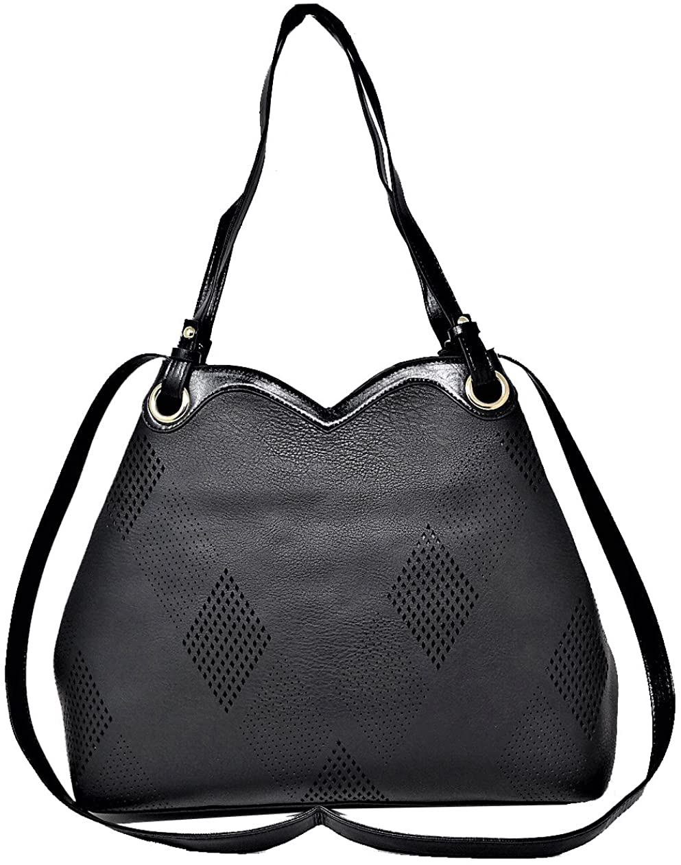 Price:$14.99 ALEX T.G. Women Handbag HEART Black Color  Handbags   