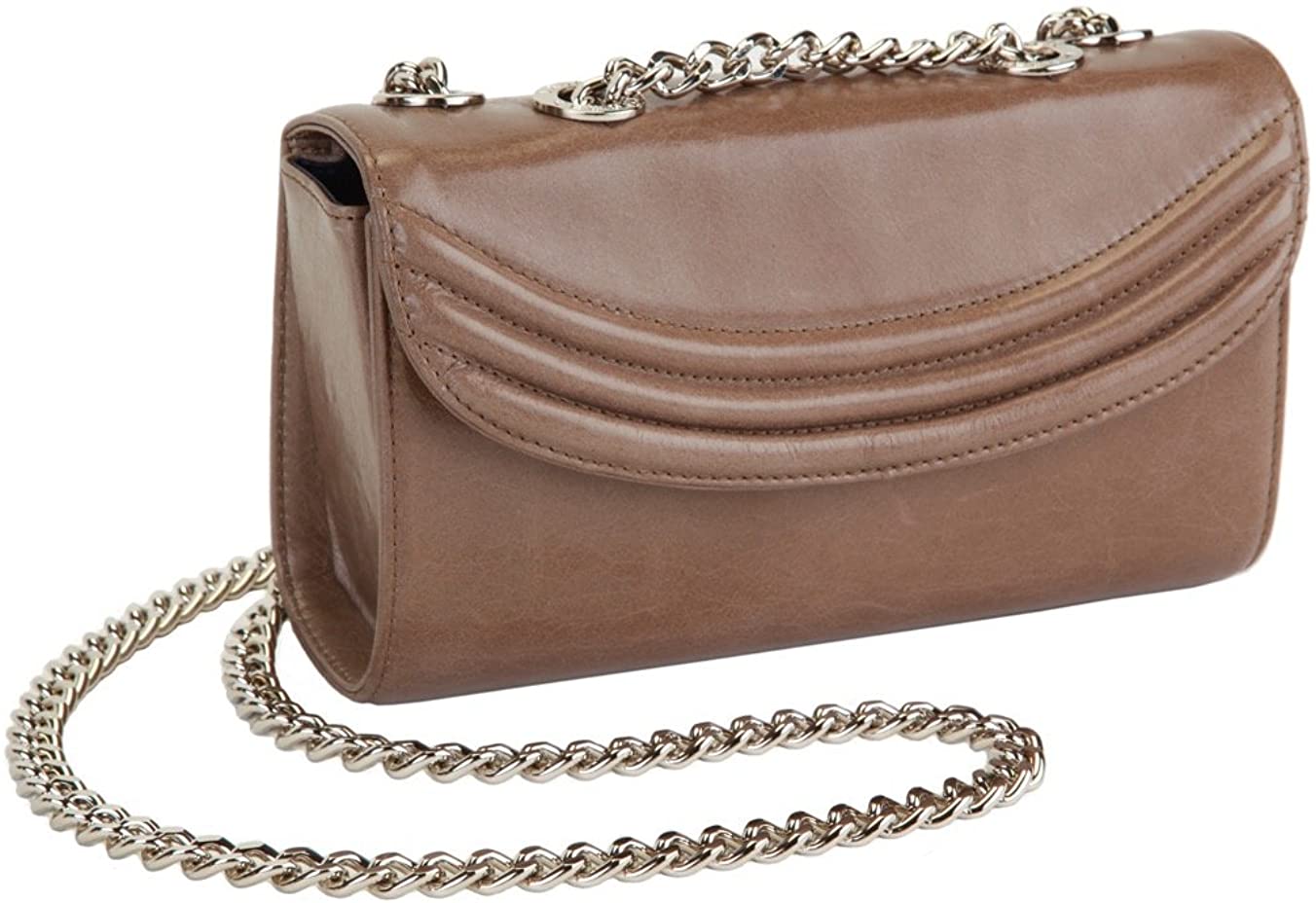 Price:$99.00 Genuine Italian Leather Women's Handbag - Lauren Cecchi New York Sorella Handbag - Taupe  Handbags   