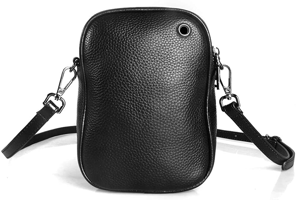 Price:$26.88 Werllands Womens Leather Small Double Zip Mini Phone Purses with Shoulder Strap  Handbags   