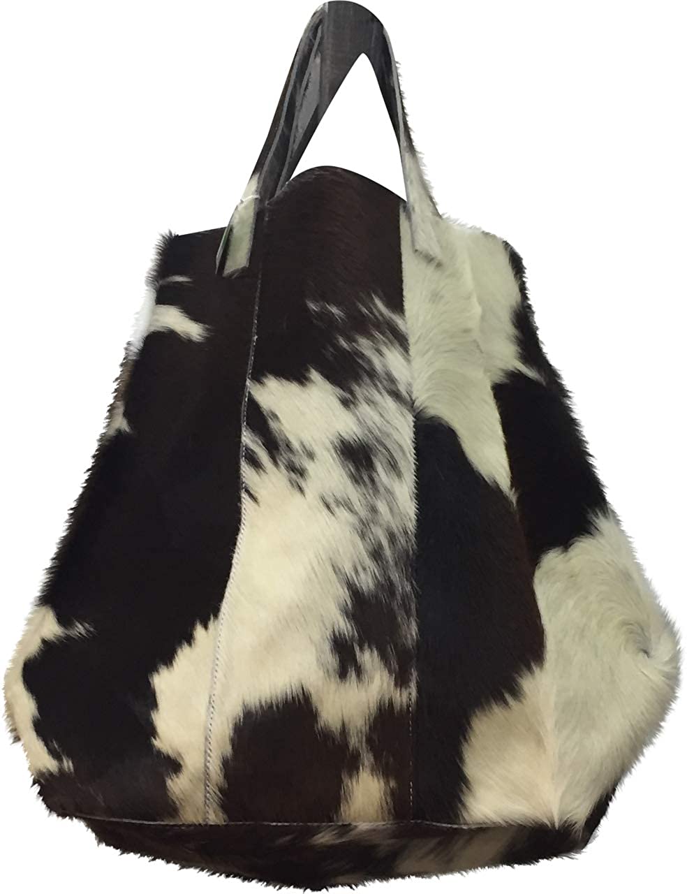 Price:$99.99    StylishTote Bag BESS in Black & White Cowhide  Clothing