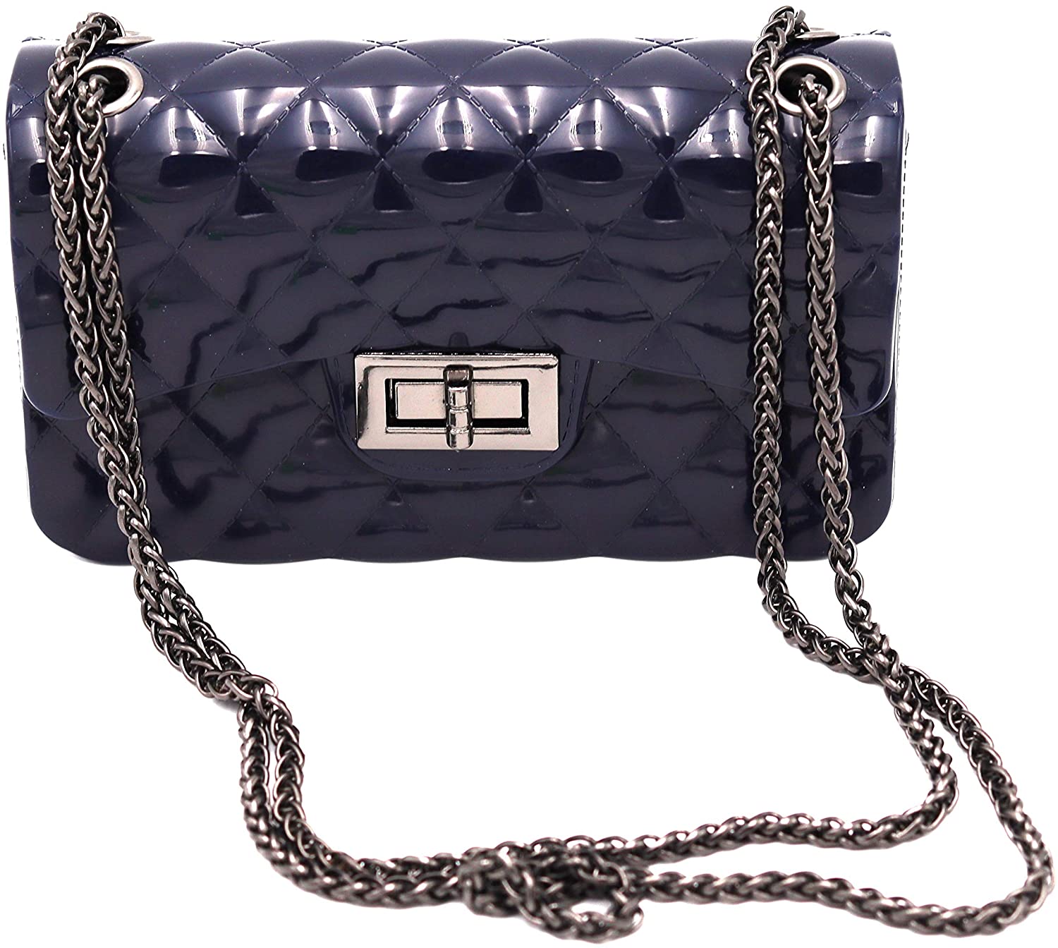Price:$7.99 Dark Blue Small Shoulder Bag  Handbags   