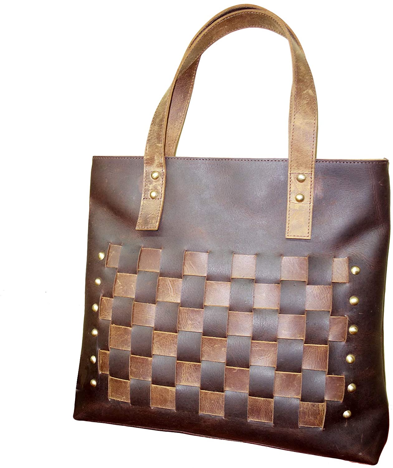 Price:$49.99 Top Grain Leather Bag, shoulder bag Vintage Look Leather Bags for Women  Handbags   