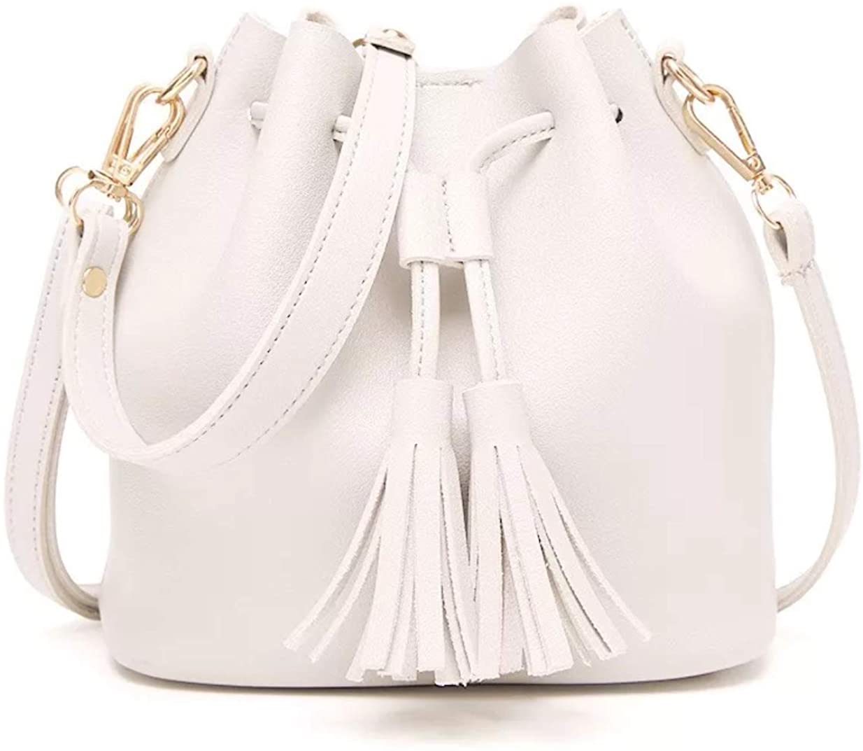 Price:$16.25 Women's Designer Tassel Bag (White)  Handbags   