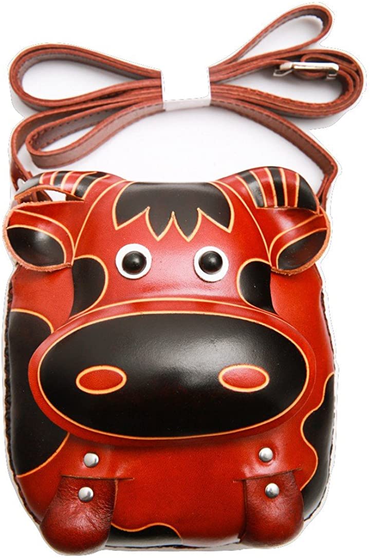 Price:$12.99 PurseWorld Women's Handmade Leather Cow Shoulder Bag Brown  Handbags   