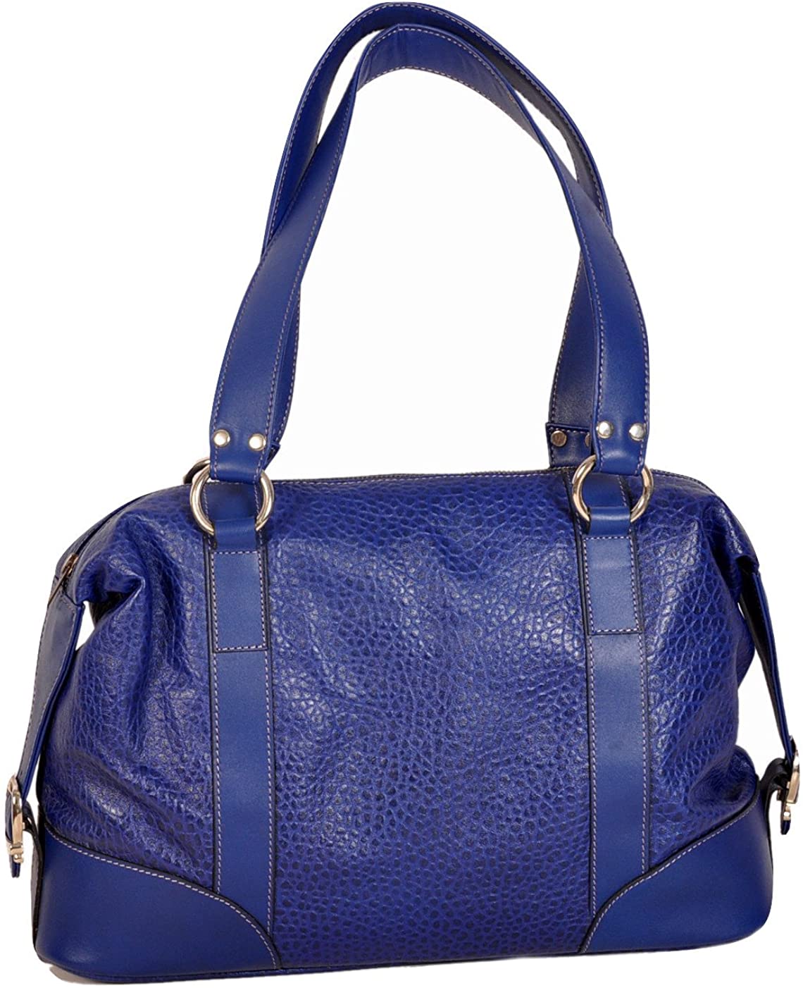 Price:$89.99 100% Pure Leather Ladies Handbag Germ Free (Blue)  Handbags   