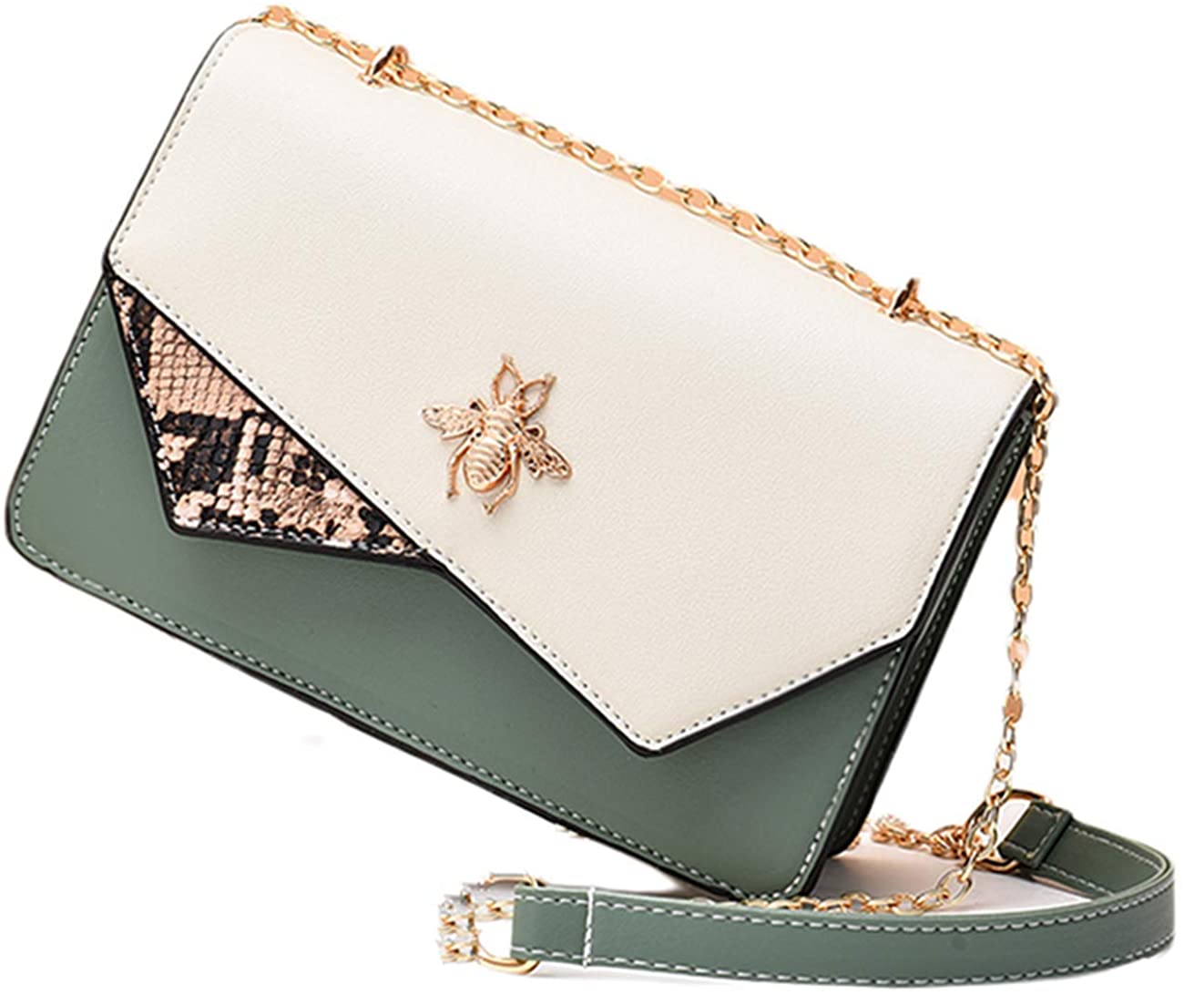 Price:$25.19 Irregular Women Shoulder Bag Lightweight Crossbody Lady Messenger Girl Handbag Wallet Purse (green)  Handbags   