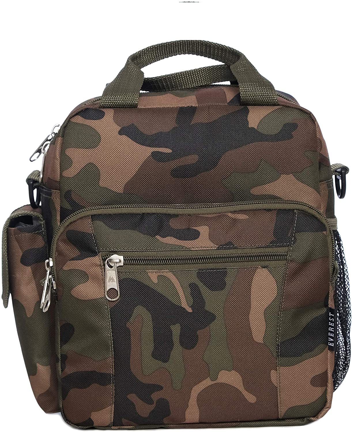 Price:$20.99 Everest Woodland Camo Deluxe Utility Bag  Handbags   