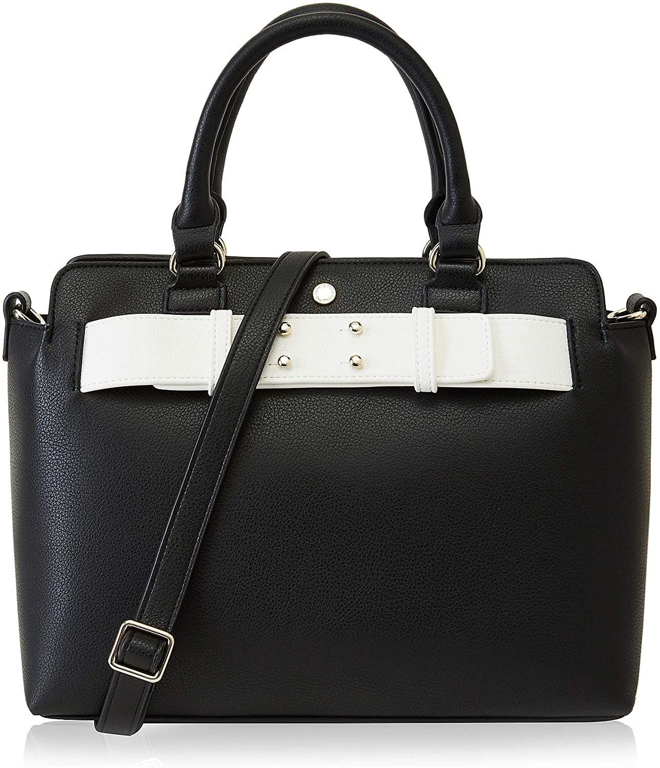 Price:$42.99    The Lovely Tote Co. Women's Fashion Belt Bag Cross-body Shoulder Bag Satchel,One,Black  Clothing