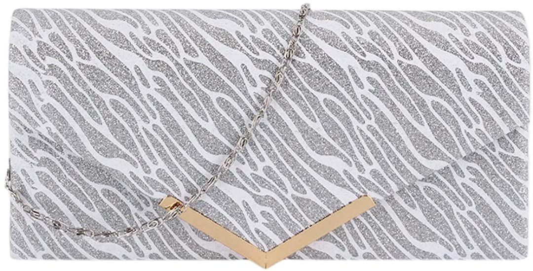 Price:$9.99 Naimo Women's Evening Bag Wedding Evening Purse Envelope Crossbody Shoulder Clutch Bags  Handbags   