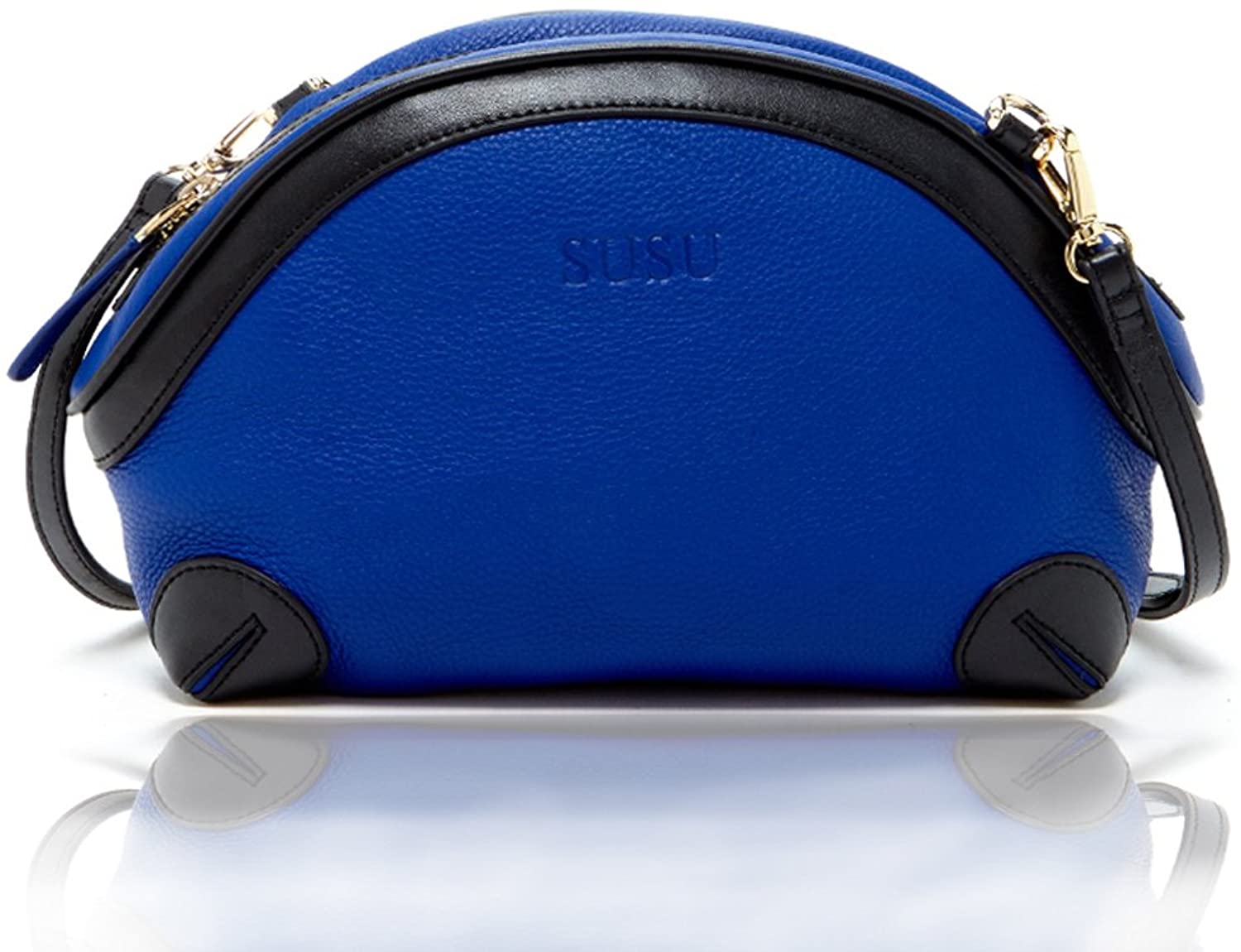 Price:$59.95 Leather Crossbody Bags For Women Royal Blue It Bag Crossover Purse Trendy Purses and Handbags For Travel Designer Pocketbooks Cute Cross body Over The Shoulder Fashion Medium Size Cute Two Tone Pouch  Handbags   