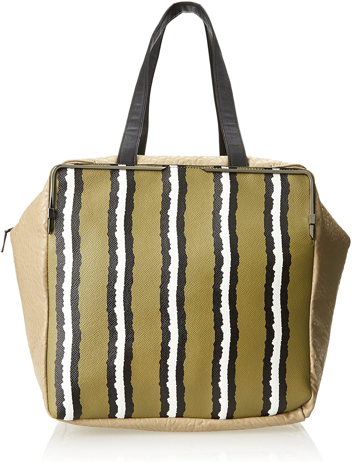 Price:$118.00    French Connection Prim Lady Lg Tote, Sea Grass Stripe  Clothing