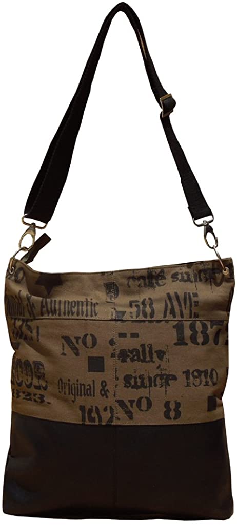 Price:$38.00 Spice Art Women Stylish Printed Green Canvas Handbag Shoulder bag  Handbags   
