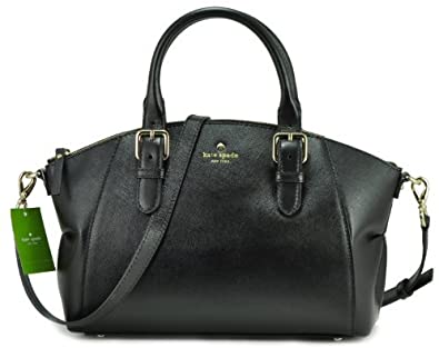 Price:$298.00    Kate Spade New York Womens Leather Charlotte Street Small Sloan Shoulder Bag, Black, One Size  Clothing