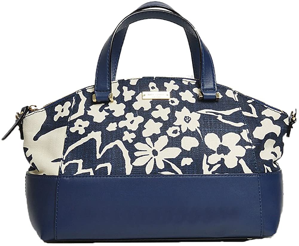Price:$179.00    Kate Spade 'Charlotte Street' Floral Print Small Sloan, French Navy/Champagne  Clothing