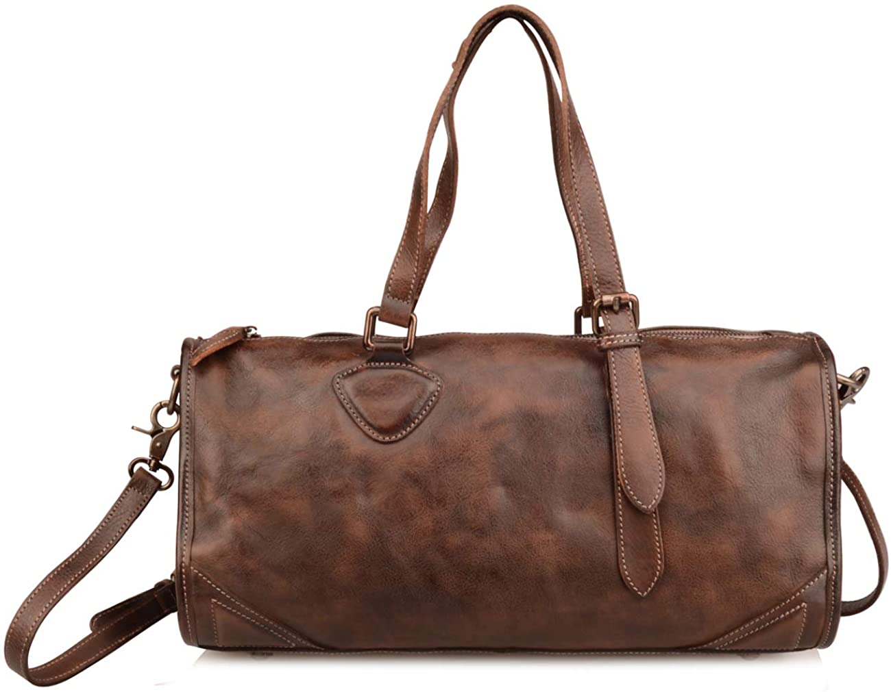 Price:$139.90 Ainifeel Women's Genuine Leather Shoulder Handbags Everyday Purses (Chocolate)  Handbags   