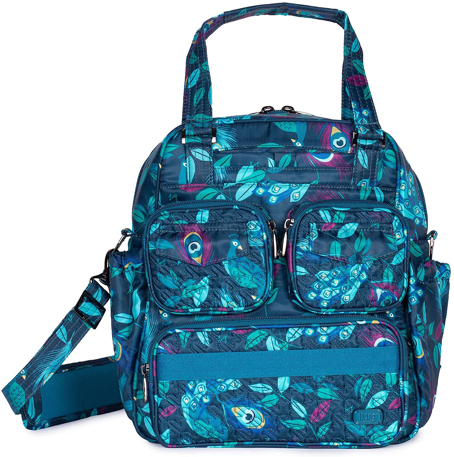 Price:$95.10    Lug Women's Mini Puddle Jumper 3, PEACOCK MULTI, One Size  Clothing
