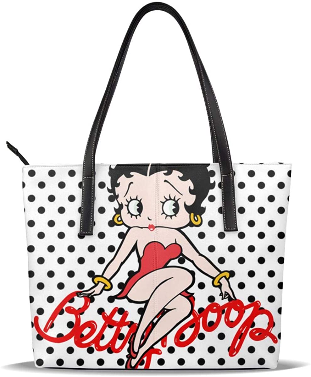 Price:$51.99    Be-Tty Bo-Op Microfiber Leather Zipper Large Tote Shoulder Handbag Satchel Bag Hobo Purse  Clothing