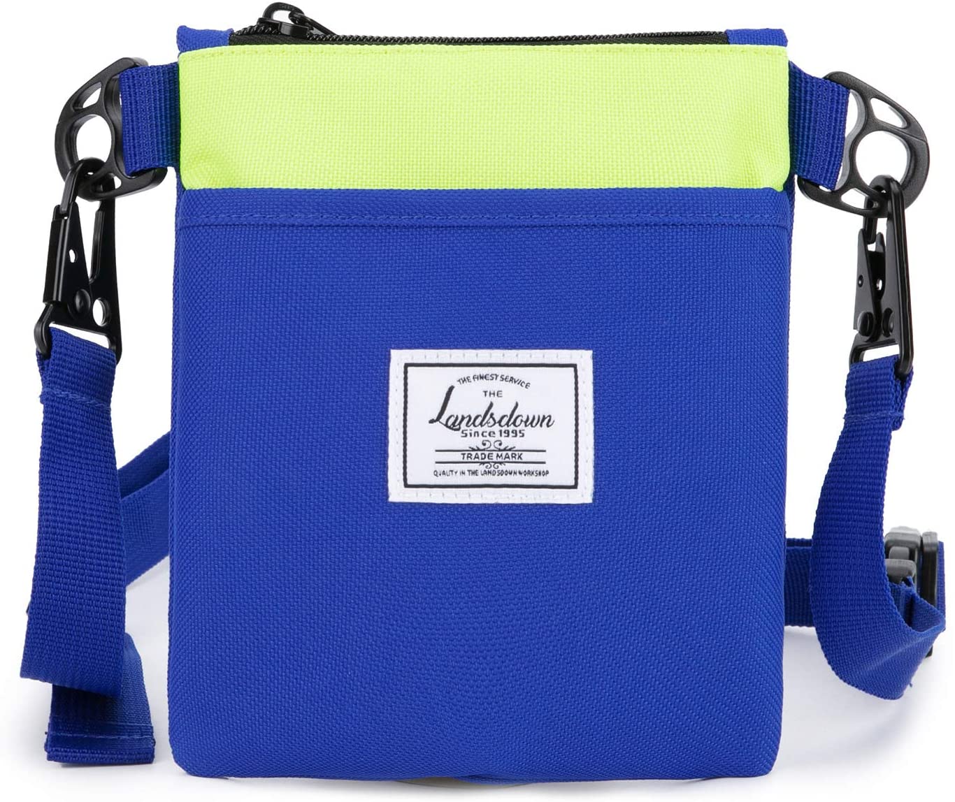 Price:$14.80   | Landsdown Women’s Crossbody Purse Stylish Side Bag Durable Polyester Sling Pouch with Fine Shoulder Strap for Men Women Daily Use Blue LSD-137/Lan | Waist Packs