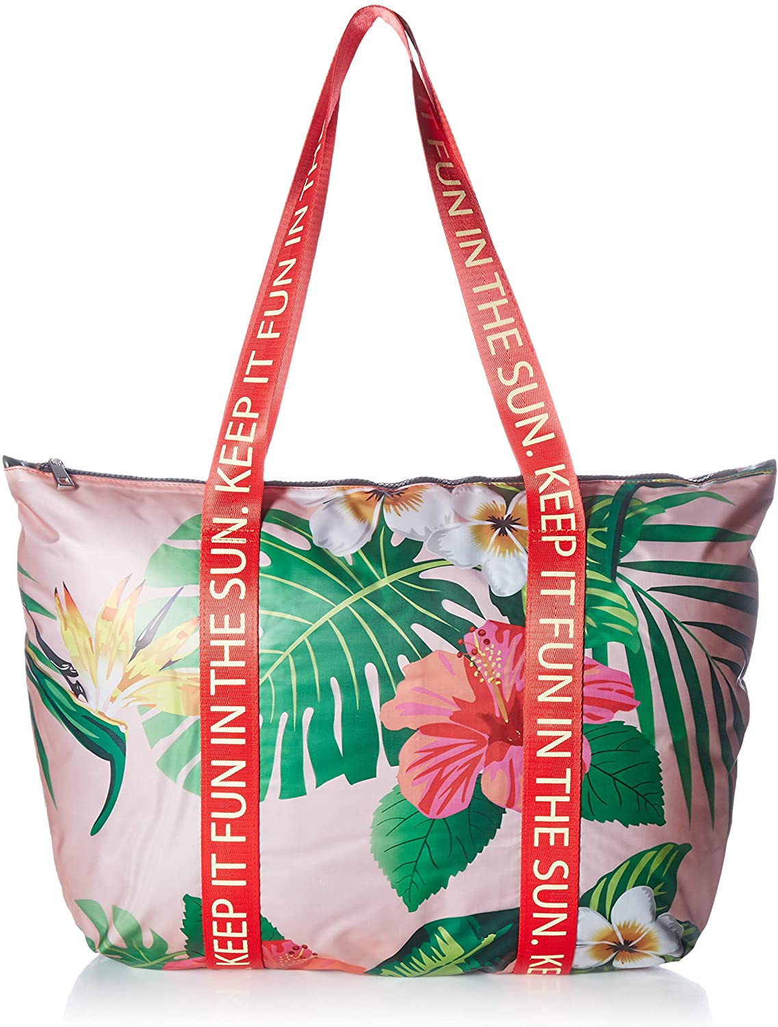 Price:$28.50 Twig & Arrow Womens Frosted Jelly Shoulder Bag, Tropical Floral  Handbags   