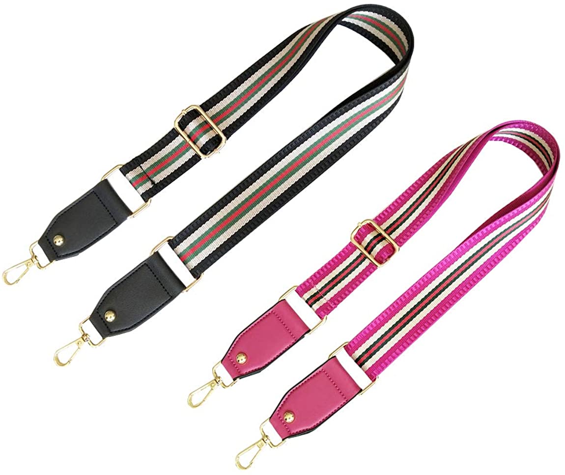 Price:$20.86 2PCS Adjustable Handbag Strap Crossbody Shoulder Bag Straps Replacement Metal Hook (B)  Handbags   