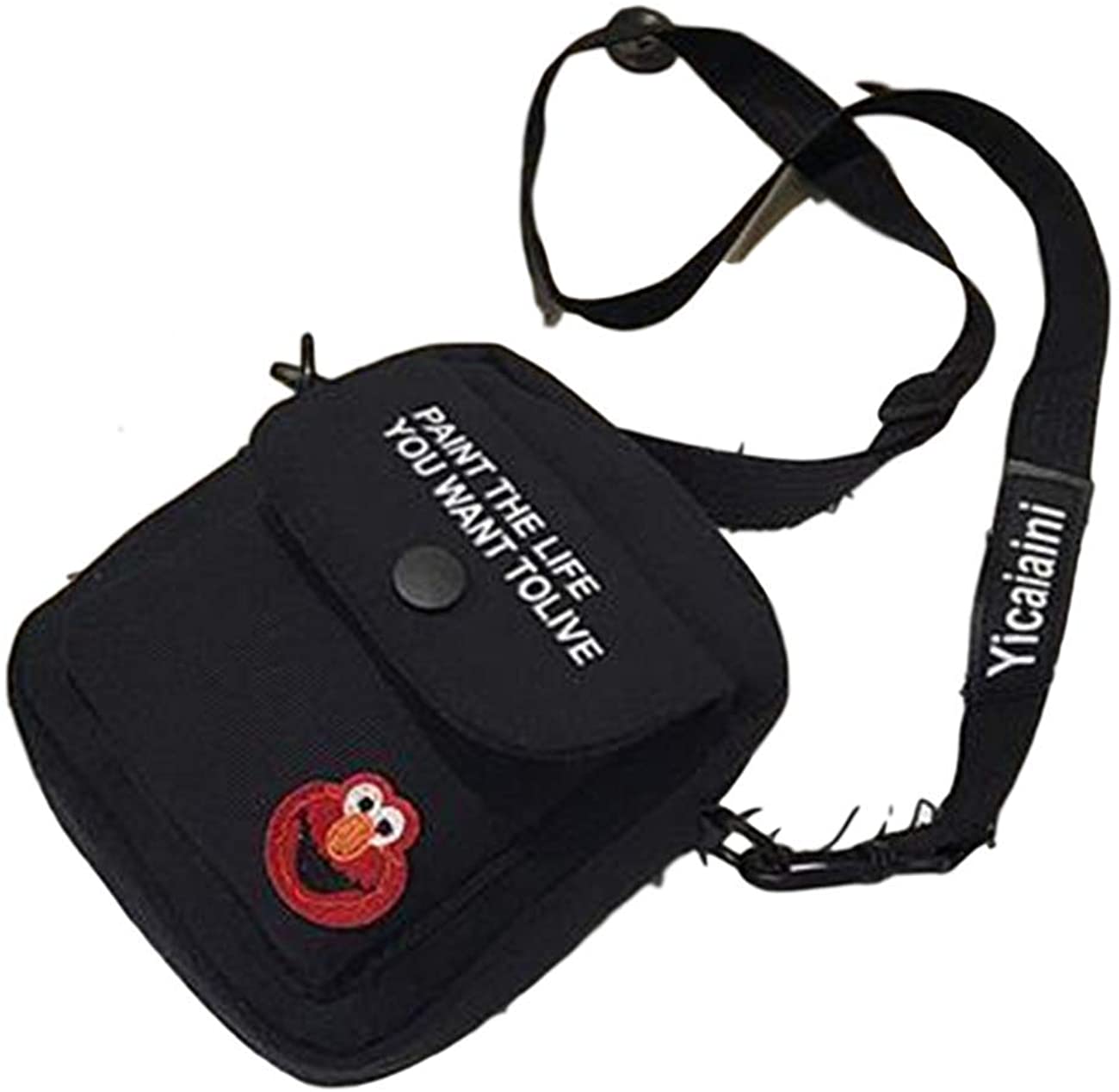 Price:$6.90 Canvas Small Crossbody Women Cell Phone Purse Wallet Bag with Shoulder Strap Mini Hipster Crossbody Purse black  Handbags   