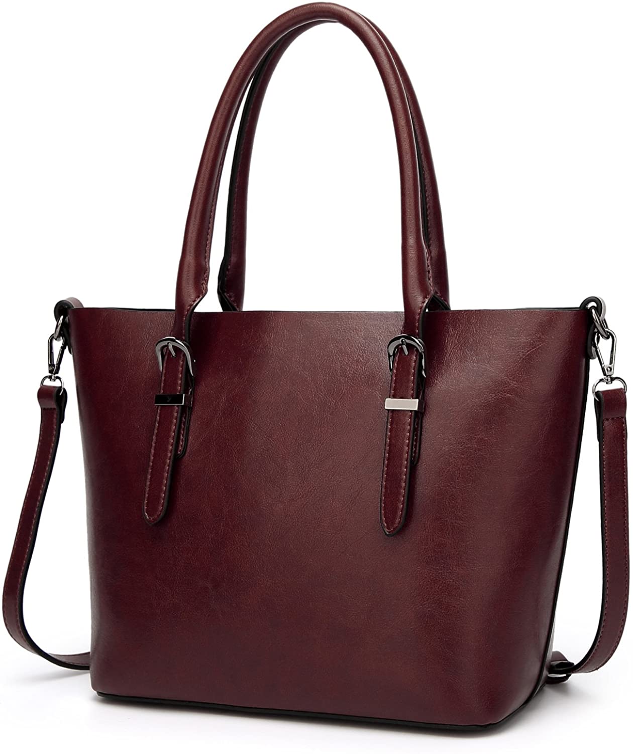 Price:$29.99    CARQI Women Handbags Leather Satchel Purse for Teen Girls Shoulder Crossbody Bags  Clothing