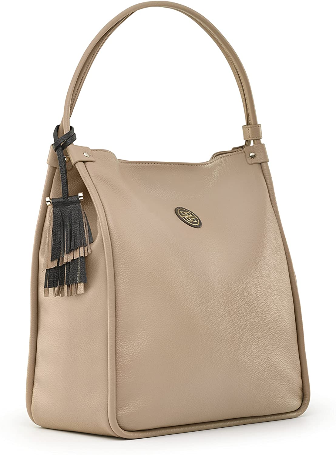Price:$2800.00 Bolvaint - Ines Shoulder Bag in Beige Sable  Handbags   