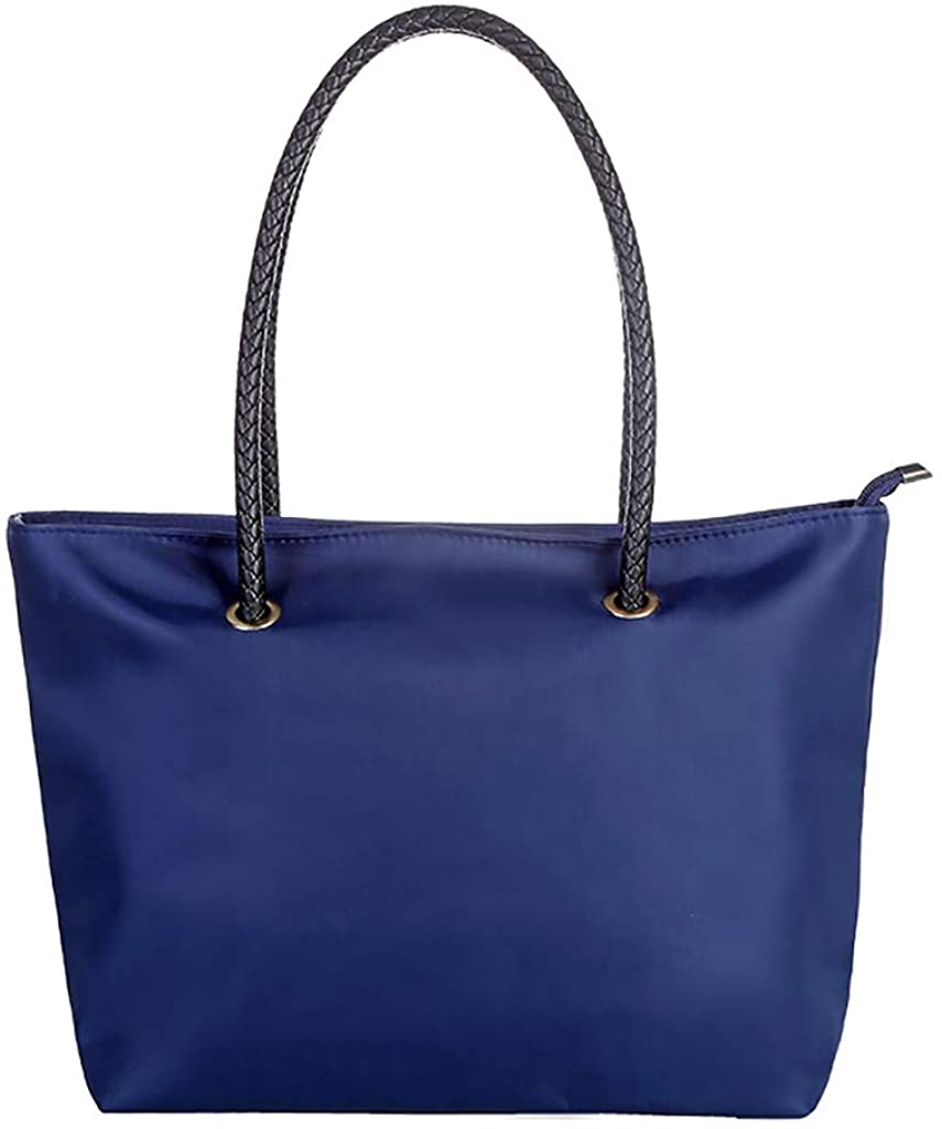 Price:$17.99    Cherry Roll Women's simpile large capacity Stylish Waterproof Tote Shoulder Bag (Dark blue)  Clothing