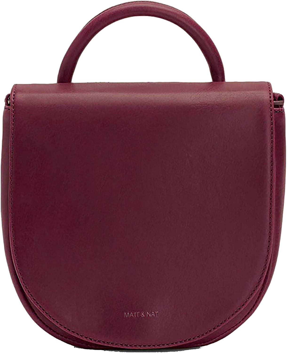 Price:$140.00 Matt & Nat Parabole Small Vintage Crossbody Handbag, Cerise (Red)  Handbags   