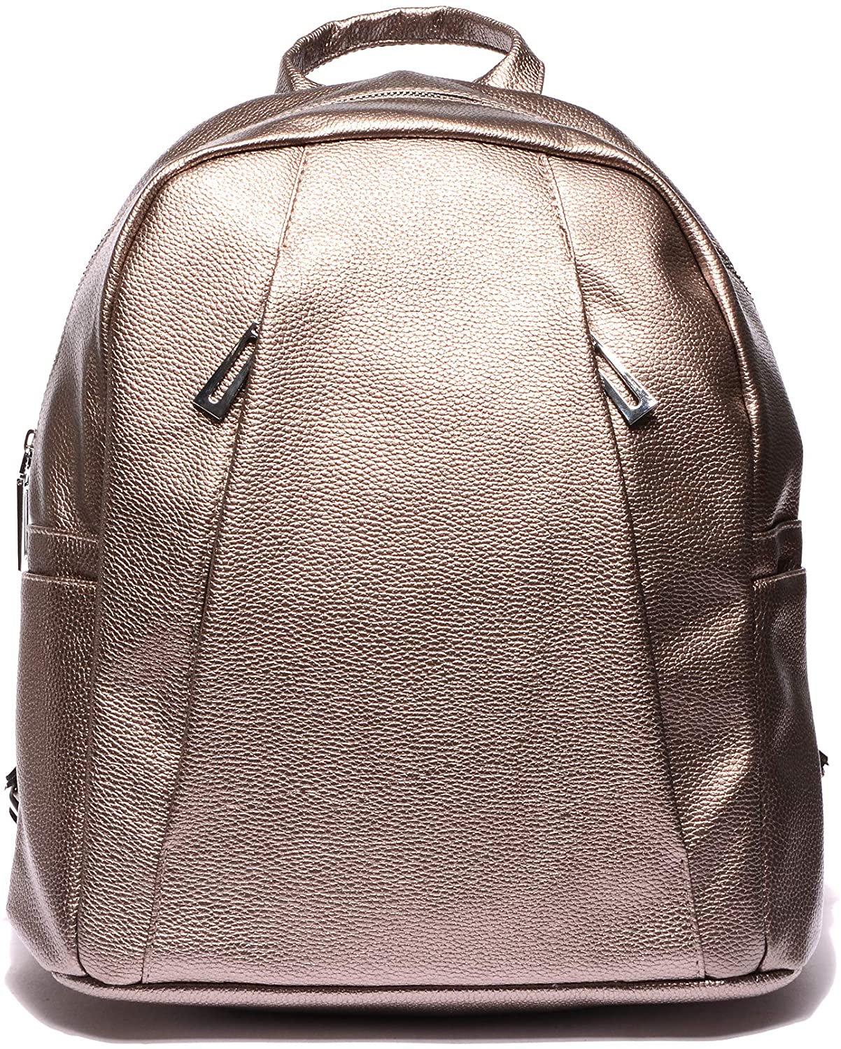Price:$23.99    VITACCI Womens Backpack Purse Leather Shoulder Bag Fashion Lightweight Daypacks Metallic  Clothing