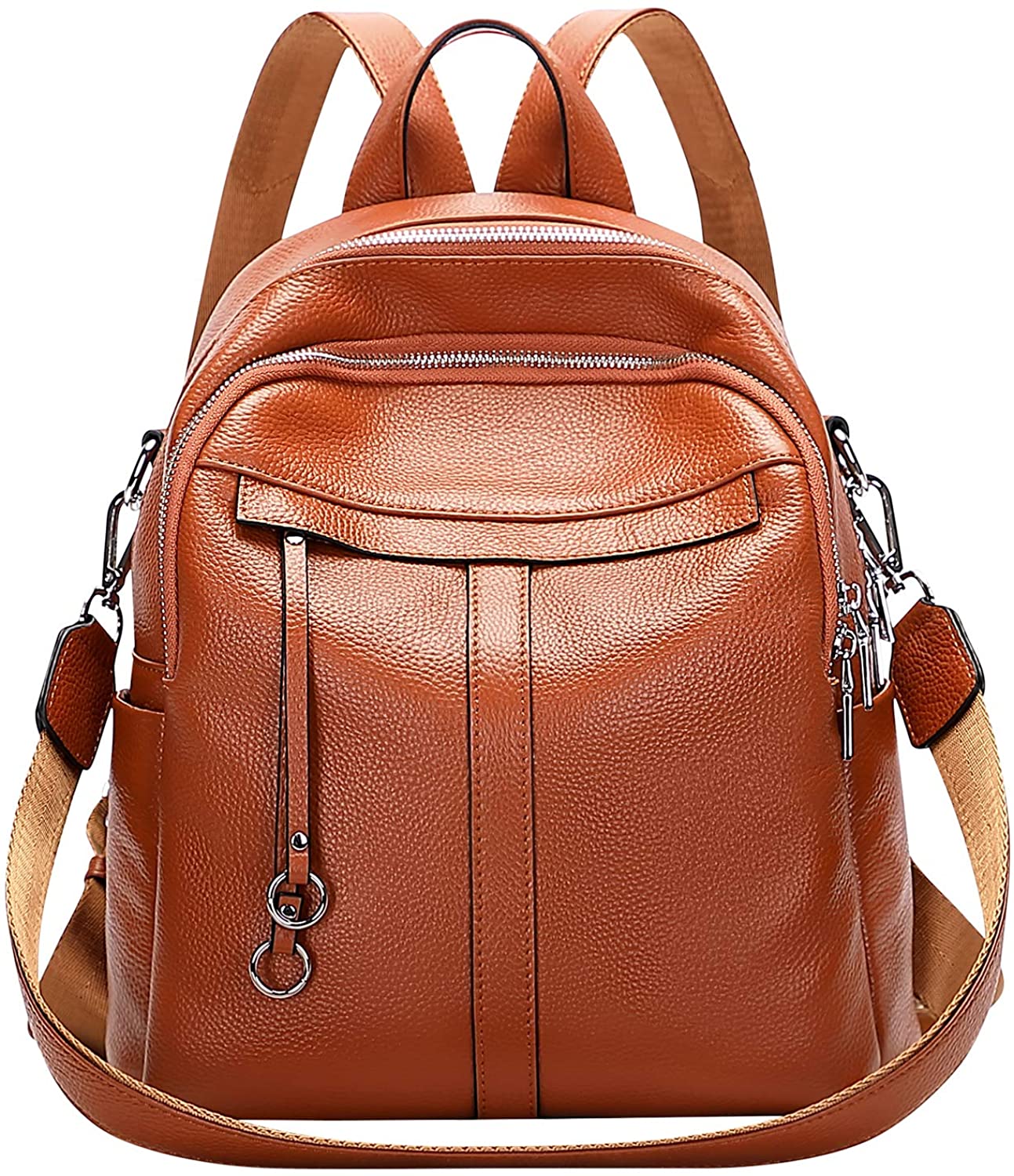 Price:$68.86    ALTOSY Genuine Leather Backpack Purse for Women Fashion Convertible Backpack Purse Ladies Shoulder Bag (S102 Brown)  Clothing